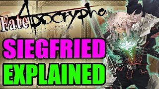 Saber of Black SIEGFRIED Explained  Fate Apocrypha  Past amp Noble Phantasms [upl. by Dela]