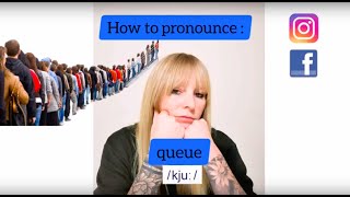 Learn how to pronounce queue in British English [upl. by Attenev]