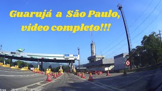 GUARUJÁ PITANGUEIRAS A SÃO PAULO RODOVIA IMIGRANTES VÍDEO COMPLETO SEM CORTE [upl. by Rennob]