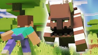 Ravager Raid Minecraft Animation [upl. by Ykceb]