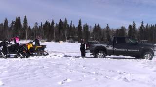 Canam VS Ram Power Wagon Tug O War [upl. by Bartie]