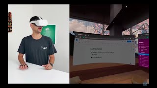 Typing amp Navigating Oculus Quest 2 Using The Tap Strap 2 [upl. by Atniuq]