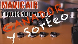 GANADOR SORTEO filtros SUNNYLIFE para MAVIC AIR [upl. by Elyad178]