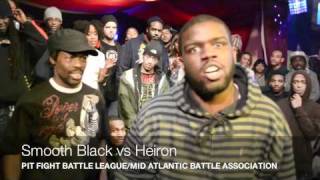 BLOOD ON THE SHOES Smooth Black Vs HeironPit Fight Battlle League [upl. by Waechter]