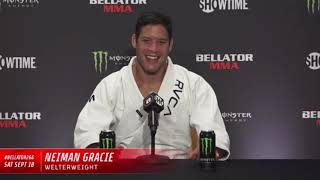 Neiman Gracie If We Keep Fight Standing Hospital If We Go To Ground Cemetery  MMA Fighting [upl. by Atteynod]