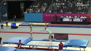 Bryony Page 2018 British Championships [upl. by Nwahsear]