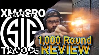 SIG P365XMACRO TACOPS 1000 ROUND REVIEW DID IT RUST [upl. by Dopp]