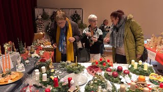 Un marché de Noël solidaire à Siersthal [upl. by Petrine456]