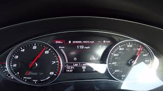 Audi RS7 BRUTAL Acceleration  Launch Control  Top Speed VMAX200 [upl. by Adnol]