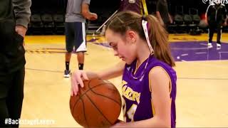 Make A Wish  Kobe Bryant Meets A Young Girl With Cerebral Palsy [upl. by Gordy576]