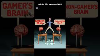 Gamers Vs Non Gamers Brain 🧠 amazingfacts shortsfeed shorts [upl. by Ennayk]