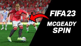 How To Do A Mcgeady Spin Fifa 23 [upl. by Jareb]