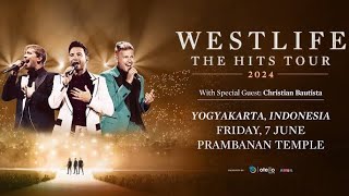 Westlife the hits tour 2024 Prambanan Temple Yogyakarta [upl. by Neros484]