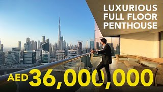 DUBAI’S ULTIMATE 36 MILLION FULL FLOOR PENTHOUSE IN VOLANTE TOWER  VLOG 22 [upl. by Jary557]