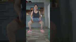 Exercícios em casa agachamento para definir pernas e bumbum❤🙌 [upl. by Randi]