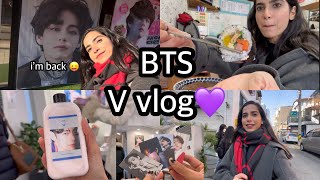 I’m back V VLOG💜  BTS [upl. by Curley]