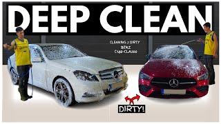 Cleaning 2 Dirty BenzDeep Clean CLA200C180 car automobile carwash cardetailing asmr [upl. by Blum]