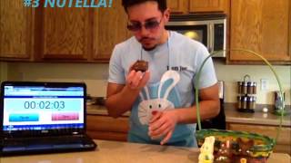 6 Filled Chocolate Bunny Challenge [upl. by Telfer]