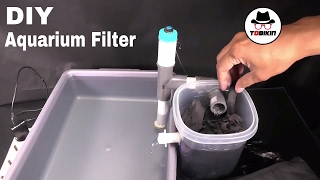 DIY Homemade Aquarium Filter Simple Fish Tank Filter [upl. by Maurilla822]