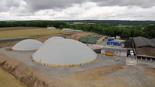 Methaenergie de lavenir a new biomethane plant in France [upl. by Eirrotal]