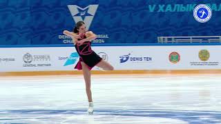 Lara Naki GUTMANN Short Program DENIS TEN MEMORIAL CHALLENGE 2024 [upl. by Martijn]