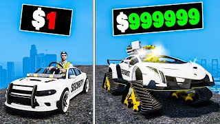 1 to 1000000 Security Car in GTA 5 [upl. by Raul]