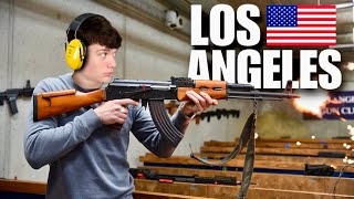 Waffen schießen auf einer ShootingRange in Los Angeles – alles im Detail  Tag 16 🇺🇸 [upl. by Ydennek]