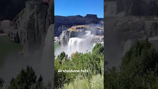 At Shoshone falls travel naturelovers enjoythenatureoftheworld [upl. by Inafetse]