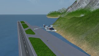 NEW AIRPORT  Factory International Airport  Turboprop Flight Simulator [upl. by Hen]