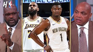 Inside the NBA previews Lakers vs Pelicans  2024 NBA PlayIn Tournament [upl. by Lidah945]