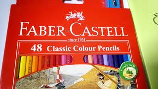 REVIEW FaberCastell Classic Color Pencils 48count [upl. by Iamhaj349]