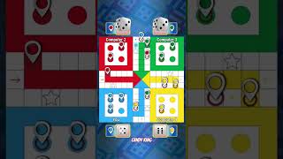 4 Player ludo king gameplay  Offline rushmode gaming ytshorts [upl. by Gnohc]