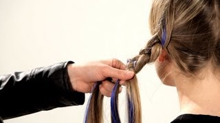 How to Braid In Neon Hair Extensions  Braid Tutorials [upl. by Ronda]