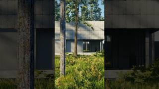 Minecraft Most Realistic Brutalist House 4k 60fps minecraft mods brutalism [upl. by Irah355]