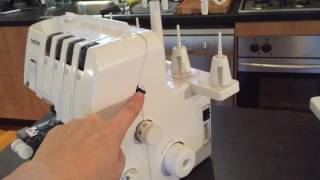 How to repair Brother 3034D overlocker serger foot lever [upl. by Calabrese110]