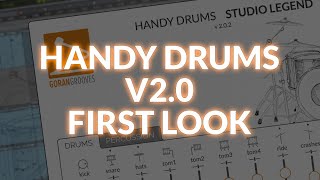 We Take A First Look At Goran Grooves Handy Drums V20 [upl. by Blynn530]