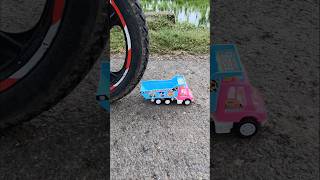 Motorcycle Vs Truck  shortvideo trandingshorts amzingshorts [upl. by Eyla]