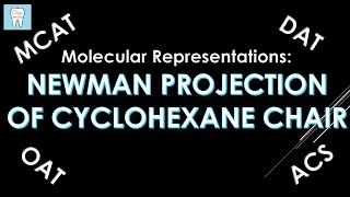 How to Draw a Newman Projection for Cyclohexane Chair Conformations  Organic Chemistry [upl. by Manthei121]