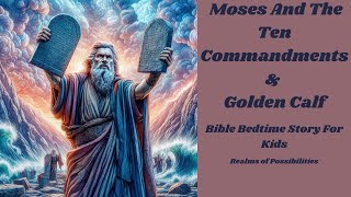 Bible Story for Kids The Golden Calf amp Ten Commandments  Moses on Mount Sinai [upl. by Yrret]