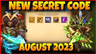 NEW Secret Code August 2023 Castle Clash [upl. by Veronike]