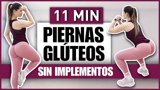 PIERNAS TONIFICADAS Y GLÚTEOS GRANDES  RUTINA DE EJERCICIOS EN CASA SIN PESAS  NatyGlossGym [upl. by Berns859]