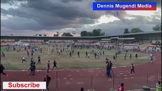 TEARGAS MATCH AFC LEOPARDS VS ULINZI FC IN KINORU STADIUM MERU [upl. by Halonna]