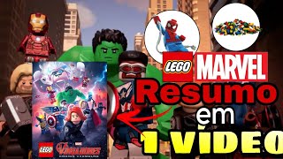 RESUMO do filmeespecial LEGO Marvel Vingadores código vermelho [upl. by Nirrak]