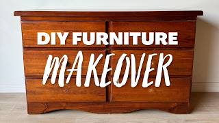 A Stunning Dresser Makeover  DIY Fluted Design [upl. by Rudie]