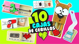 10 CARTAS en ️CAJITAS DE CERILLOS para toda ocasión ★ DIY Manualidades fáciles y sencillas ★ ✌😁 [upl. by Yob]