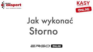 Kasa Posnet Ergo Online  storno [upl. by Dasya]