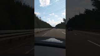 A45 bei Karlstein Fahrtrichtung Süd zur A3 verkehr audi autobahn [upl. by Okajima]