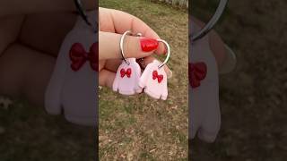 Polymer Clay Earrings 🎀🫶🏻 polymerclayjewelry polymerclayearrings artandcraft claycreations [upl. by Thia]