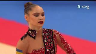 Vlada NIKOLCHENKO EF clubs  World cup Sofia 2019 [upl. by Gertie725]