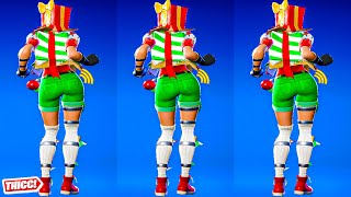 New Fortnite Holiday Boxy Skin Party Hips 1 Hour Version Thicc 🍑😘Free Winterfest Outfit😍Up Close😜 [upl. by Roslyn175]